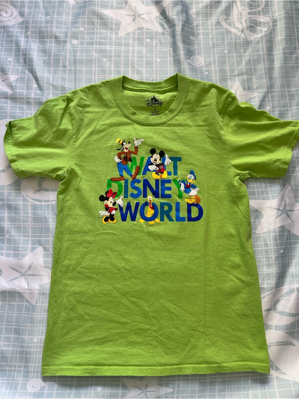Disney Kids' Lime Green Walt Disney World Graphic Tee
